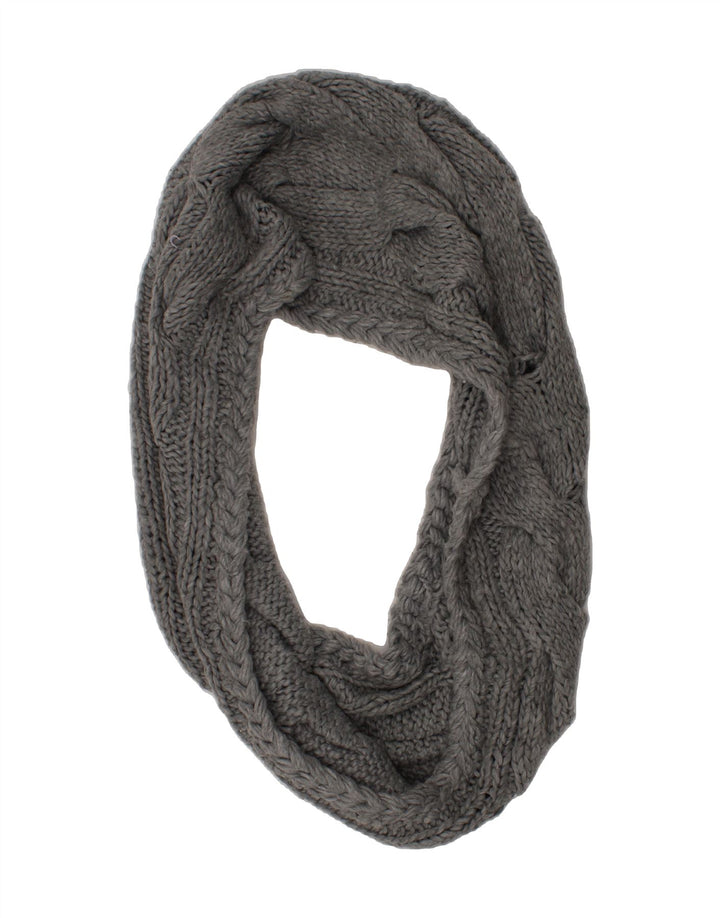 JULES Womens Cowl Scarf One Size Grey Acrylic Vintage Jules and Second-Hand Jules from Messina Hembry 