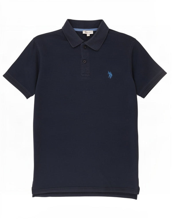 Polo Assn. Camicia da uomo blu navy medio