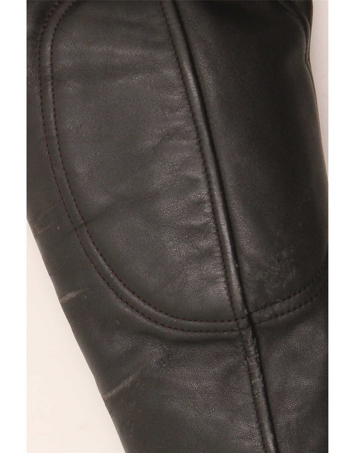 Giacca da pilota in pelle da uomo Belo Tours EU 50 Large Nera