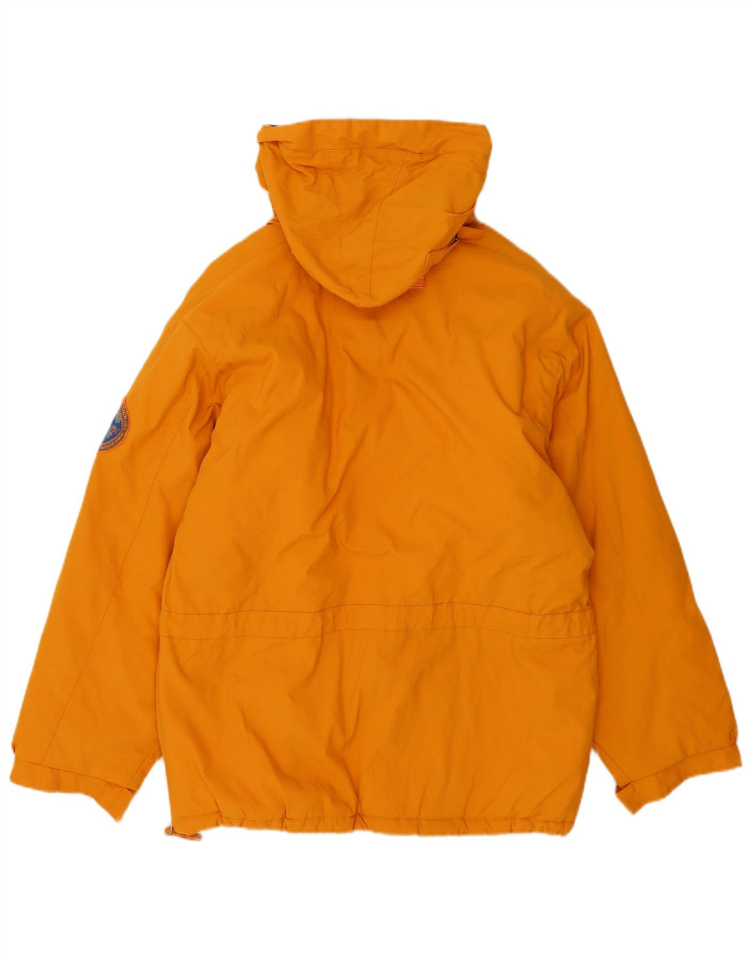 Giacca da sci anorak da uomo con cappuccio Overland UK 38 poliestere arancione medio