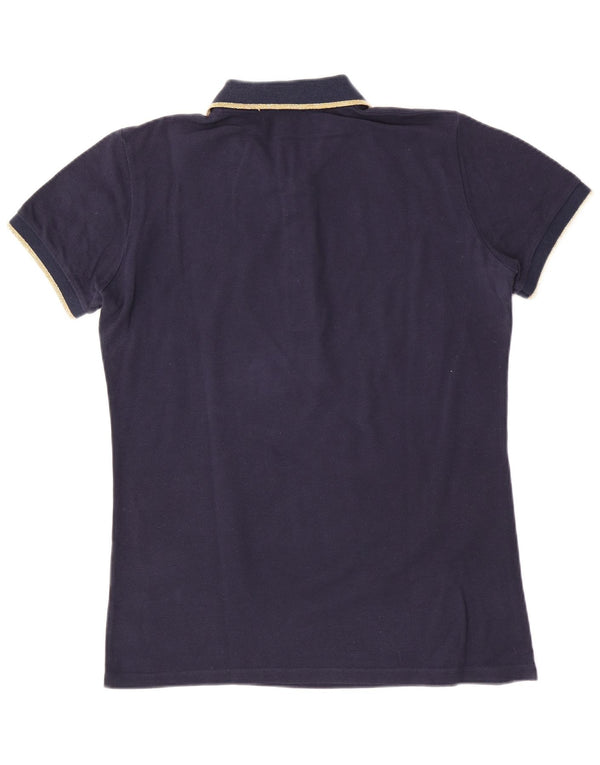 Polo da uomo Roberto Cavalli piccola in cotone blu navy