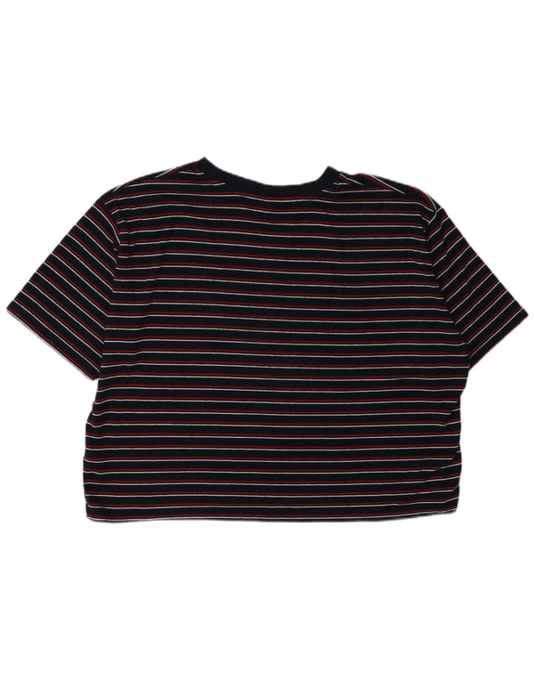 Topshop T-shirt oversize da donna Top UK 16 Large Navy Blue Striped