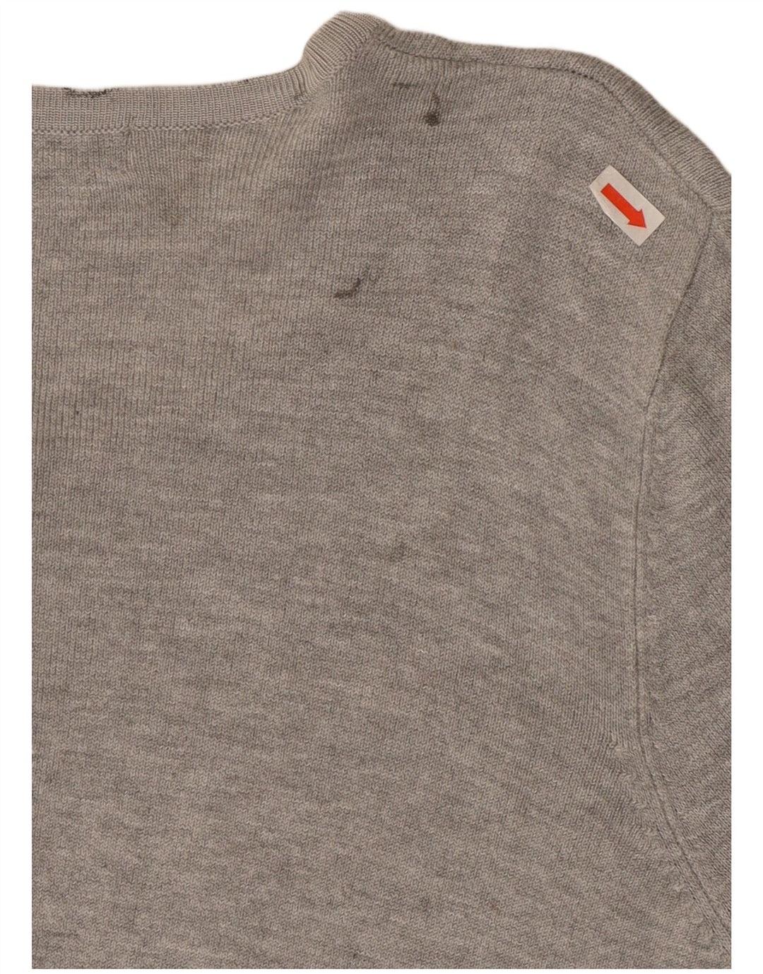 Maglione cardigan da donna Marks & Spencer UK 16 Grande viscosa screziata grigia
