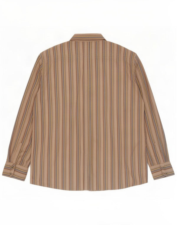 Camicia da uomo Fat Face 2XL Cotone a righe beige