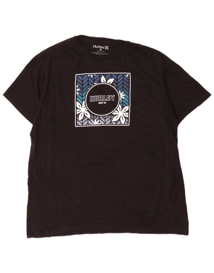 T-shirt grafica da uomo Hurley Top XL Nera