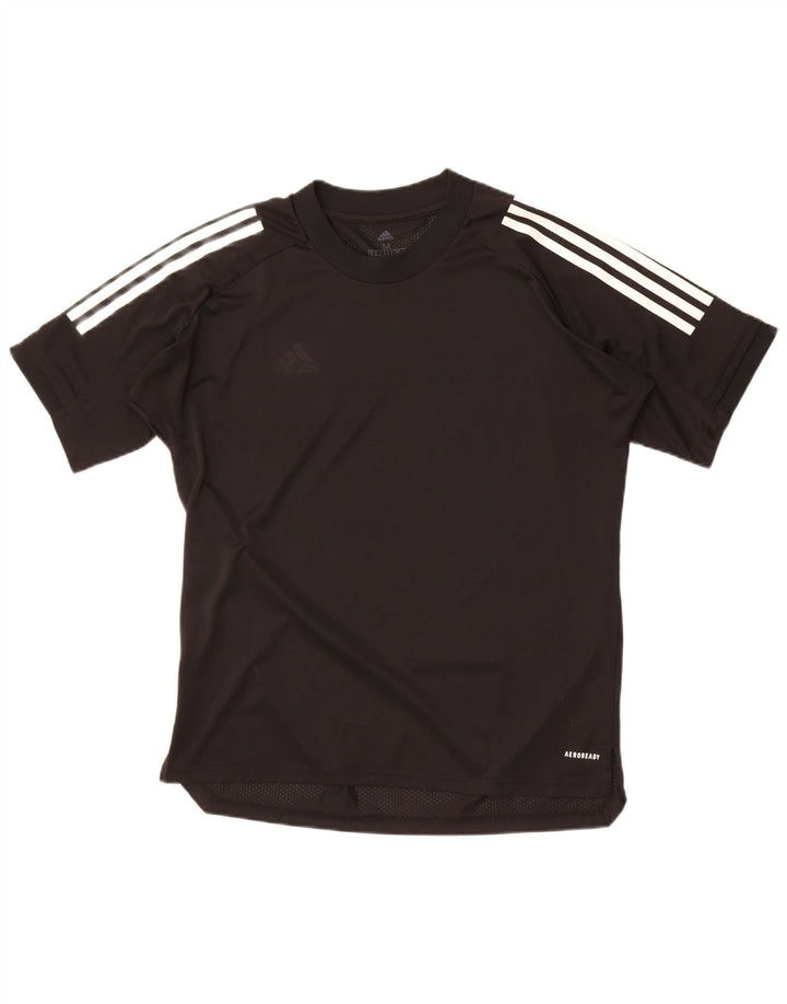 T-shirt Adidas Aeroready da uomo, media, in poliestere nero