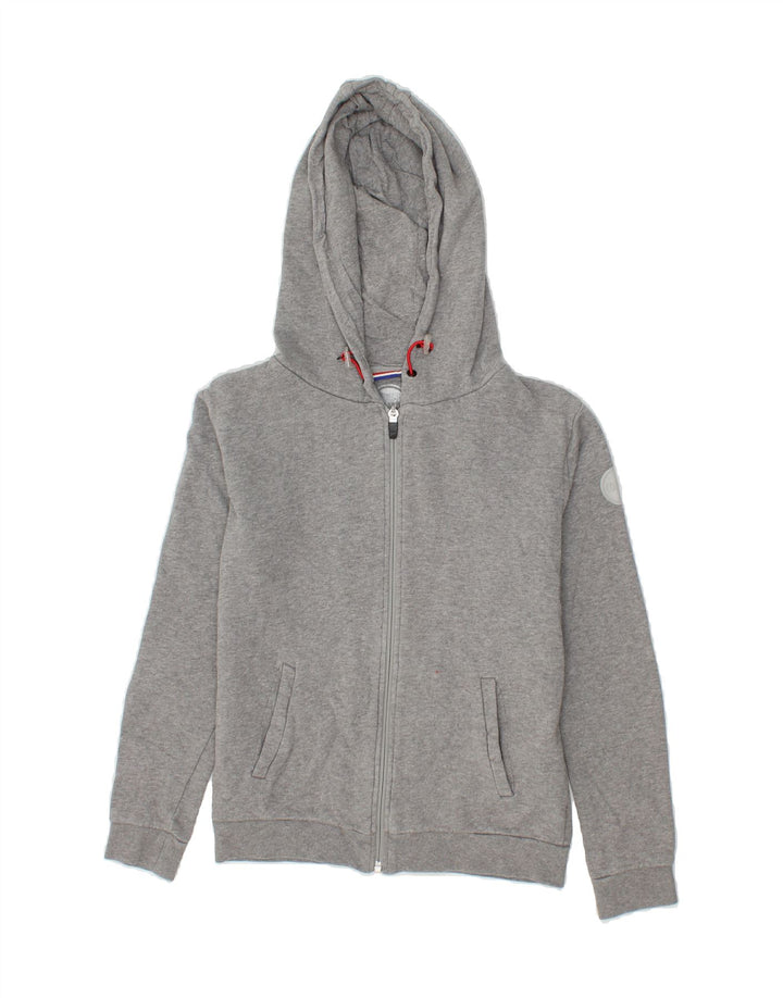 COLMAR Boys Zip Hoodie Sweater 11-12 Years Grey Cotton Vintage Colmar and Second-Hand Colmar from Messina Hembry 