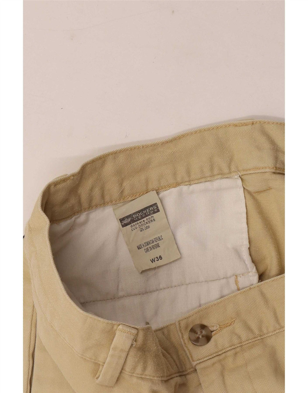 Pantaloncini chino da uomo Dockers grandi W36 beige