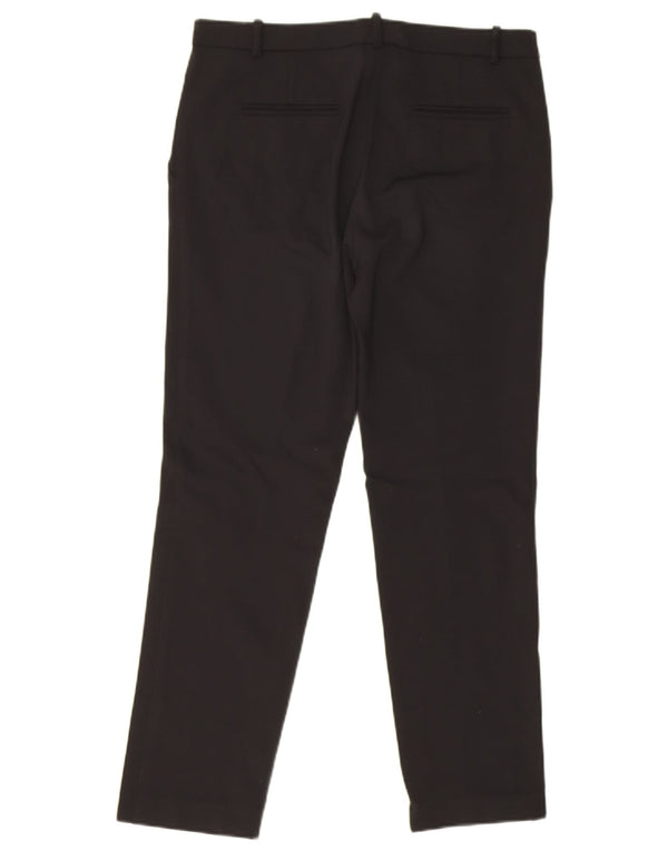 Pantaloni chino slim da donna Pinko UK 10 Small W28 L27 viscosa nera