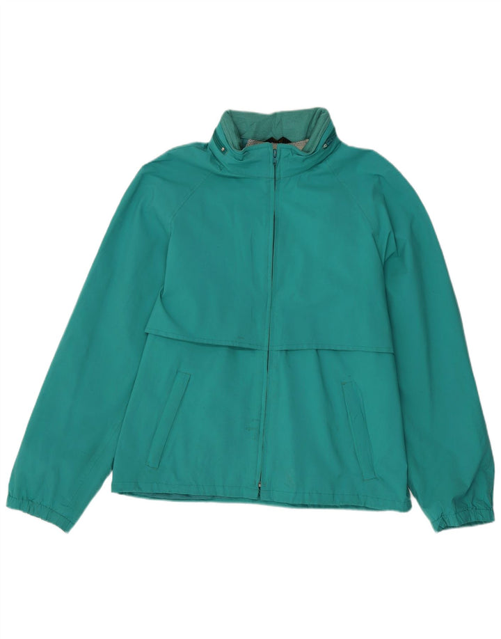 Giacca antipioggia da uomo Eddie Bauer UK 38 Poliestere verde medio