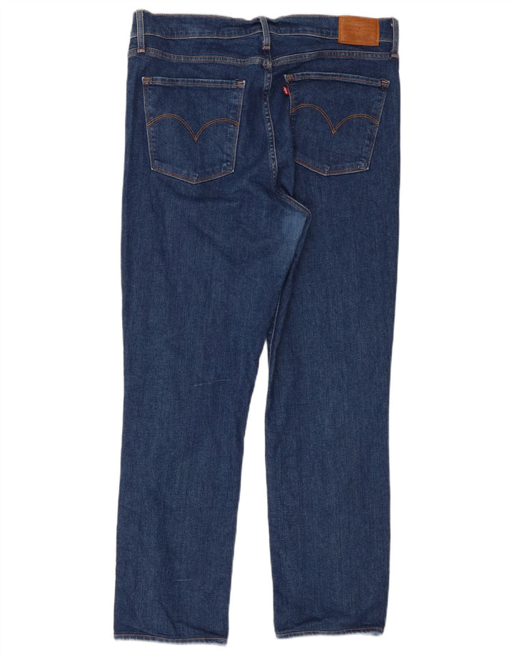 Jeans dritti a vita alta Levi's 724 da donna W32 L26 Blu