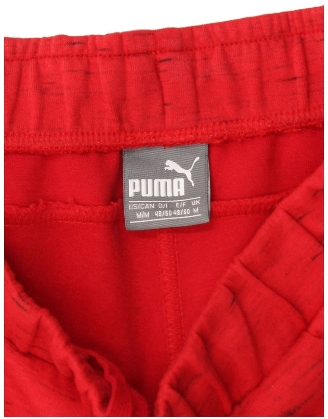 Pantaloncini sportivi Puma da uomo rosso medio color block