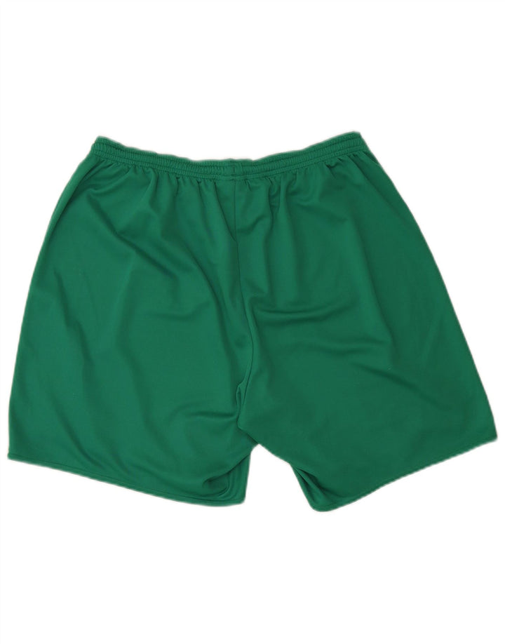 Pantaloncini sportivi Adidas Climalite da uomo di grandi dimensioni in poliestere verde