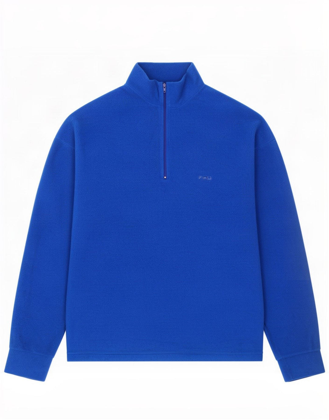 Maglione in pile da uomo Fila con zip e collo IT 52 Large blu poliestere