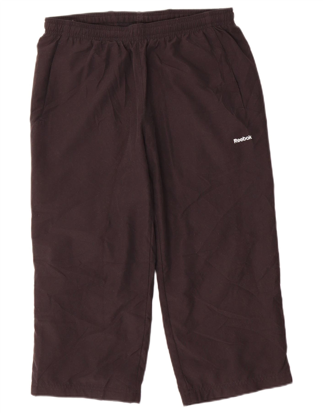 Pantaloni da tuta Reebok da donna Capri UK 10 Small Nero Poliestere