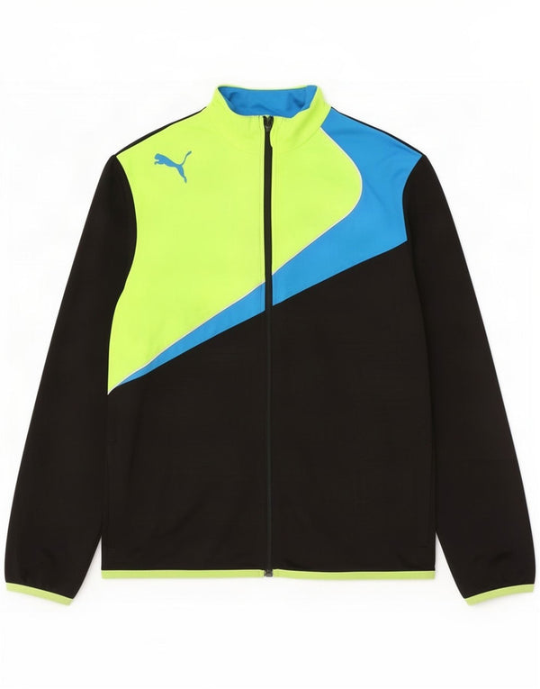 Giacca da tuta da ragazzo Puma 15-16 anni Poliestere color block nero
