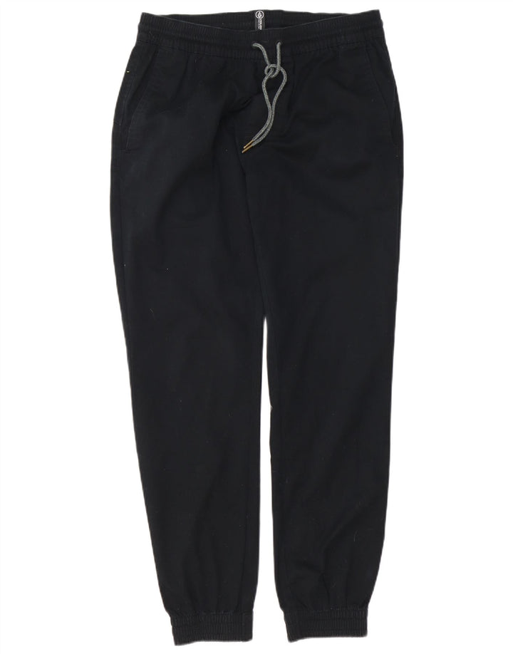 Pantaloni casual da jogging da uomo Volcom medi W32 L29 cotone nero