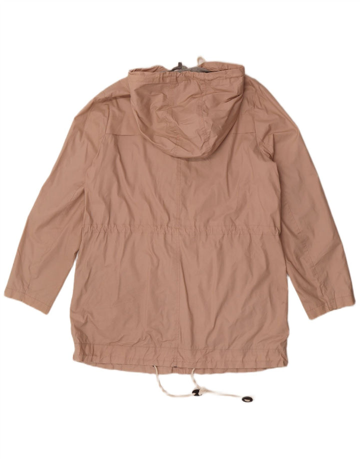 Giacca Parka con cappuccio da donna Marks & Spencer UK 14 grande cotone rosa