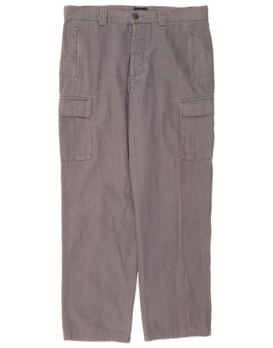 Pantaloni cargo dritti da uomo Rifle W36 L34 cotone grigio