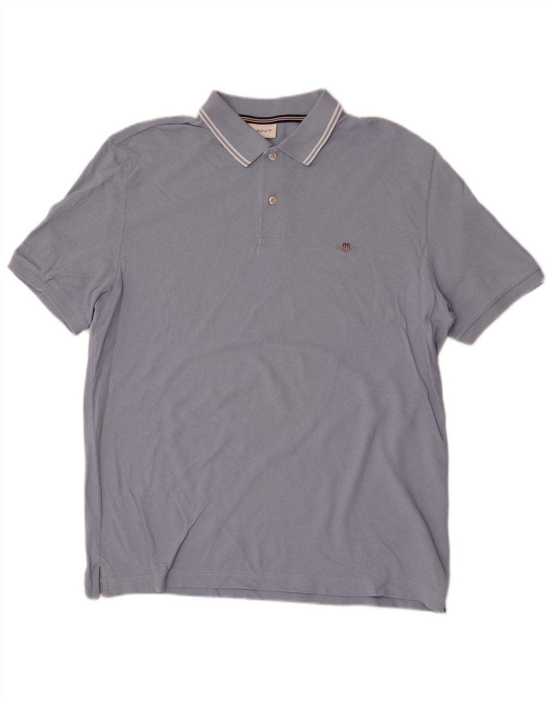 Polo da uomo Gant grande in cotone blu