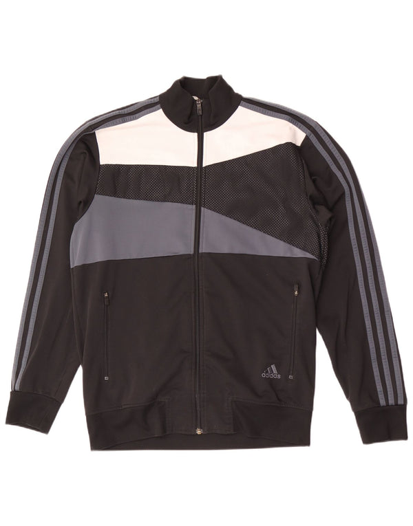 Giacca da tuta da uomo Adidas UK 40/42 Medium Black Colourblock