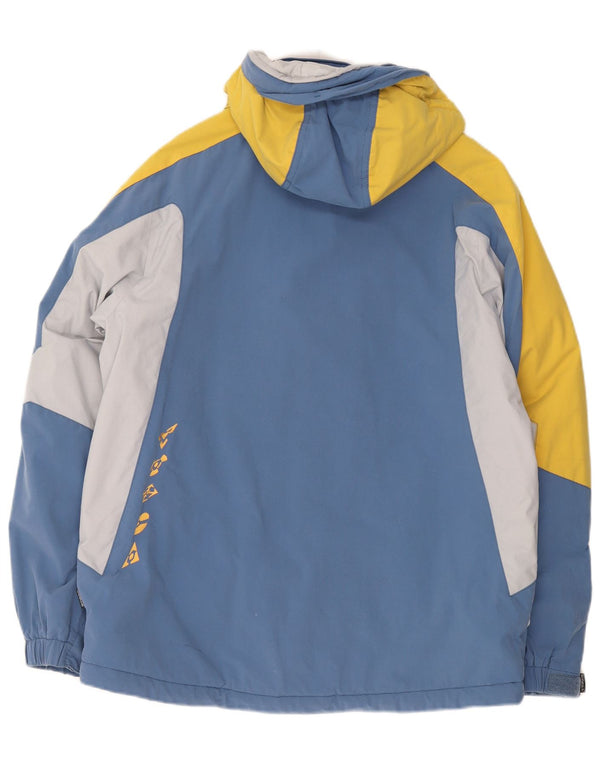 Giacca da sci con cappuccio grafico da uomo O'Neill UK 38 Nylon color block blu medio