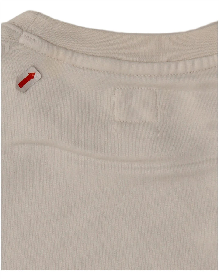 Levi's Uomo Felpa con vestibilità comoda grafica XS Cotone bianco sporco