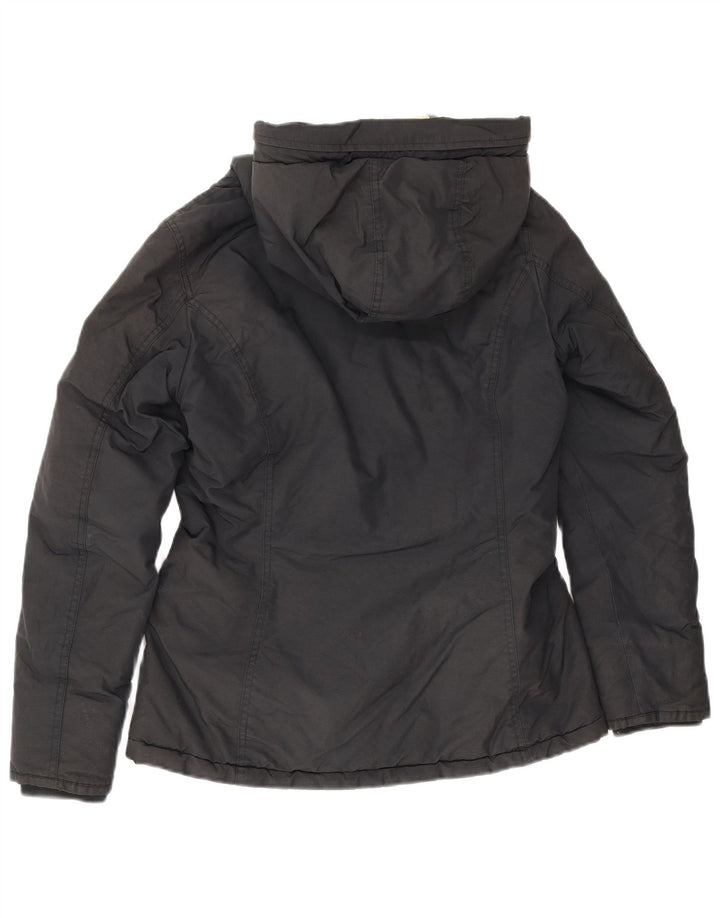 Giacca a vento con cappuccio da donna Woolrich UK 10 piccola nera
