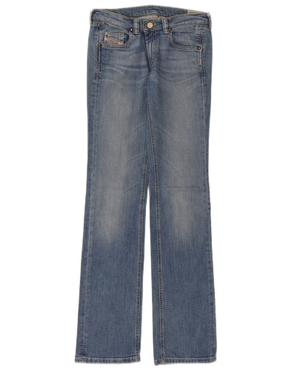 Diesel Womens Doozy Straight Jeans W27 L34 Blue Cotton