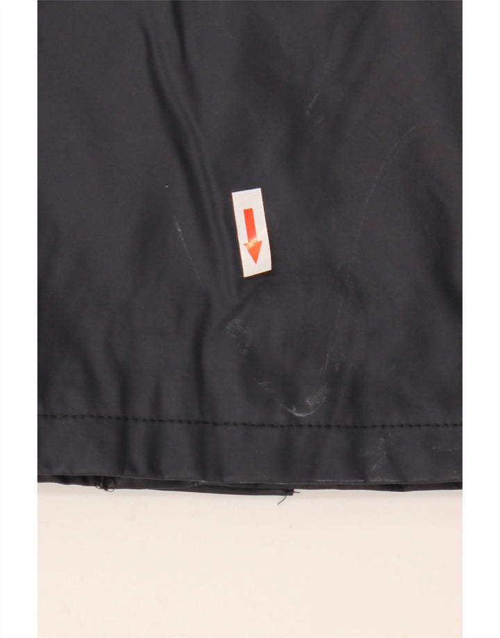 ZARA Giacca a Vento da Uomo con Cappuccio UK 40 Large Blu Navy Poliestere