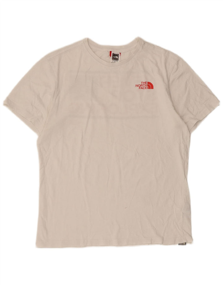 T-shirt grafica da uomo The North Face Top piccola in cotone bianco