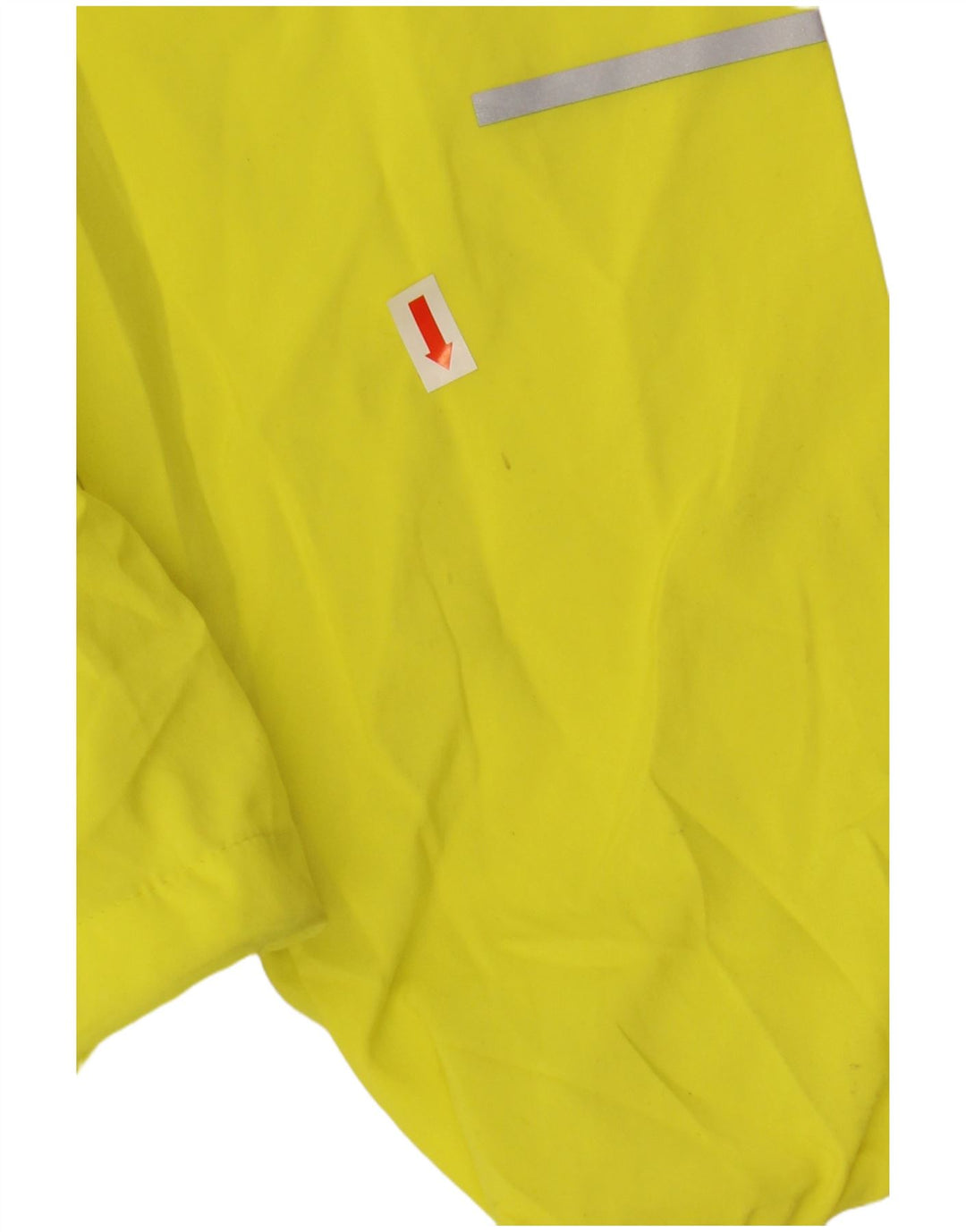 Giacca antipioggia con cappuccio da uomo New Balance UK 38 poliestere giallo medio