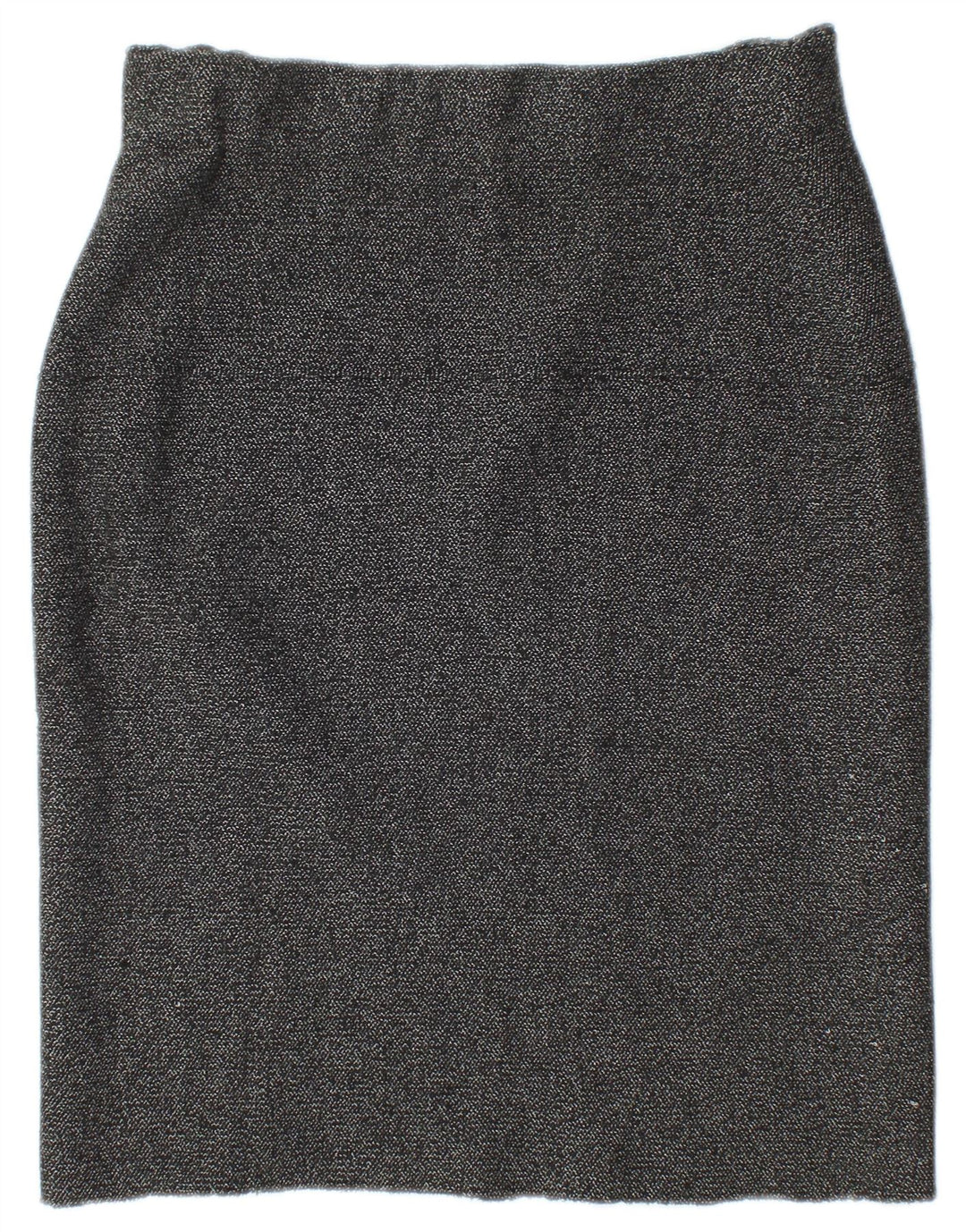 Gonna a tubino lavorata a maglia Zara da donna media W28 grigia screziata