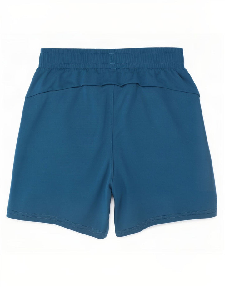 Pantaloncini sportivi Puma da bambino 9-10 anni in poliestere geometrico blu