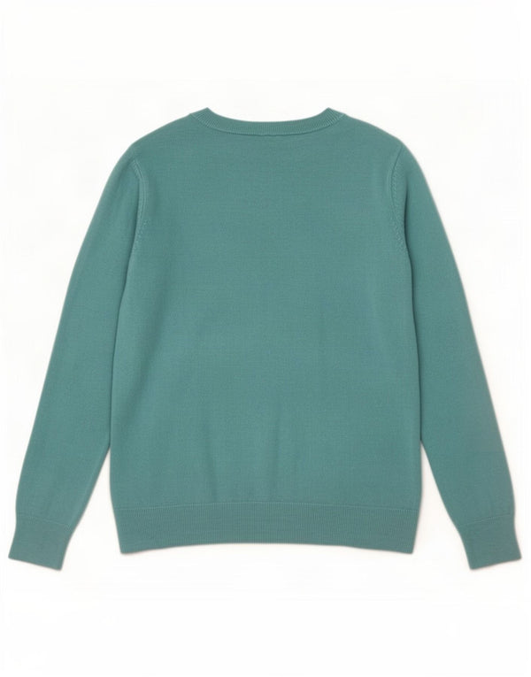 Maglione maglione con scollo a barca da donna Marks & Spencer UK 16 grande turchese