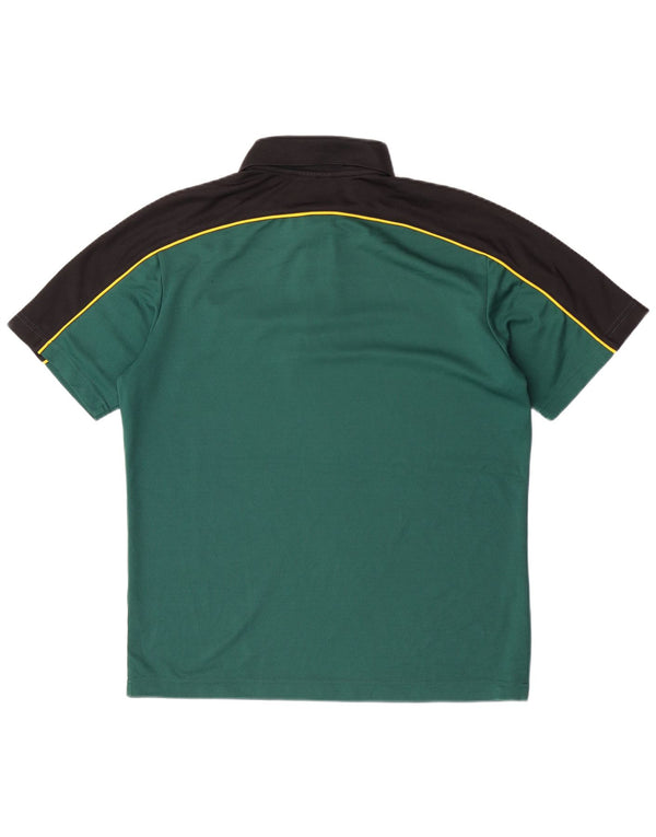 Polo Champion da uomo del Wesley College Australia XS Green Colourblock