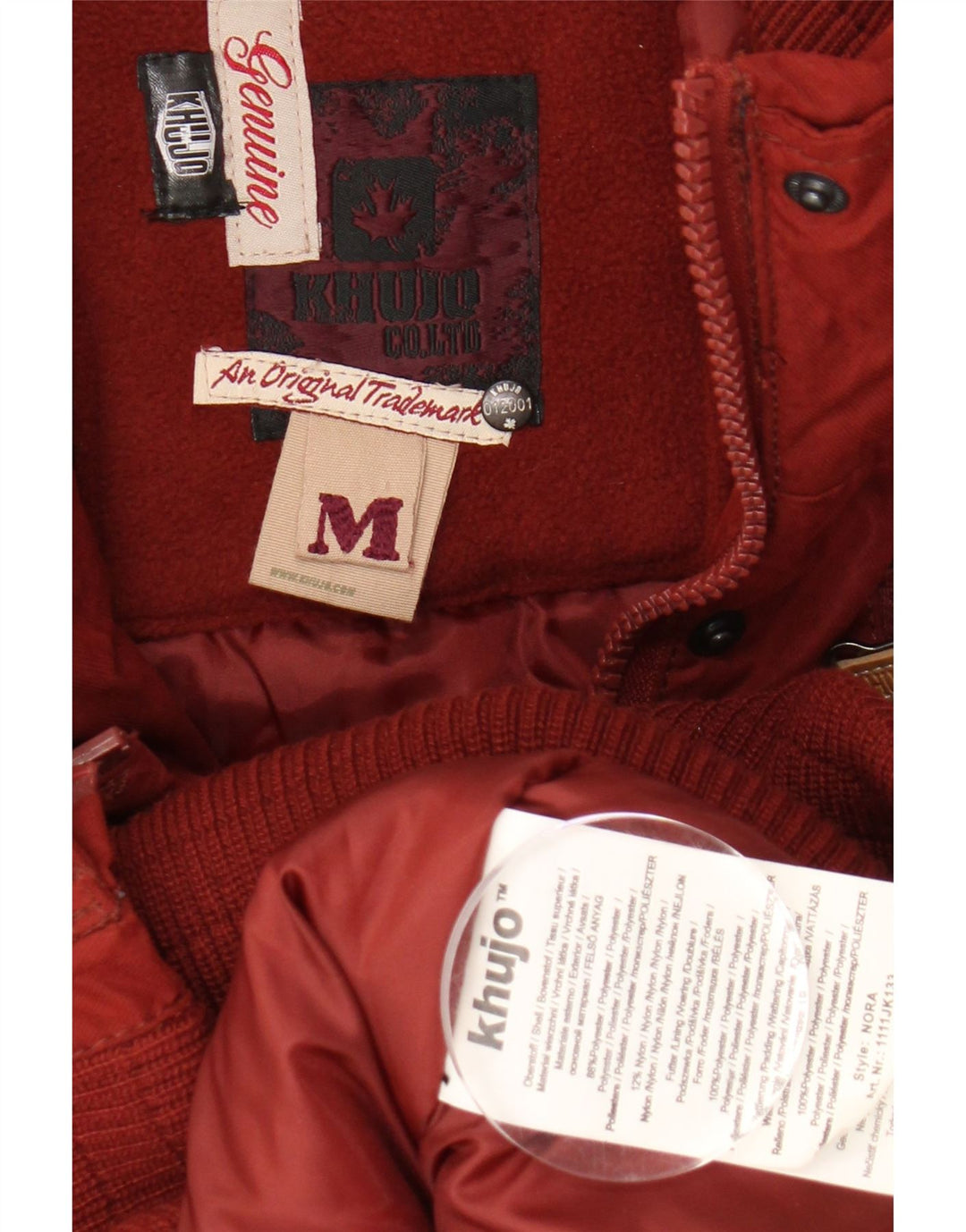 KHUJO Womens Padded Coat UK 14 Medium Brown Polyester Vintage KHUJO and Second-Hand KHUJO from Messina Hembry 