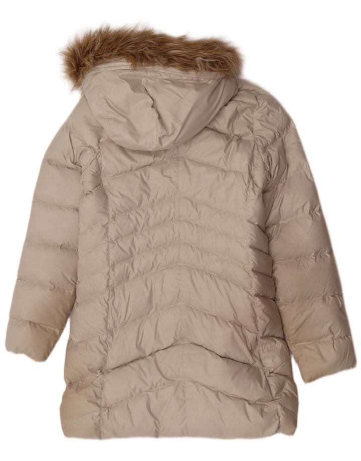 Cappotto imbottito con cappuccio da donna Marmot UK 10 Small Poliestere bianco sporco