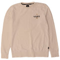 Felpa grafica da uomo Vans, piccola, in cotone bianco