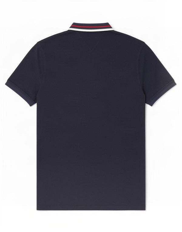 Polo da uomo Tommy Hilfiger grande a righe blu navy