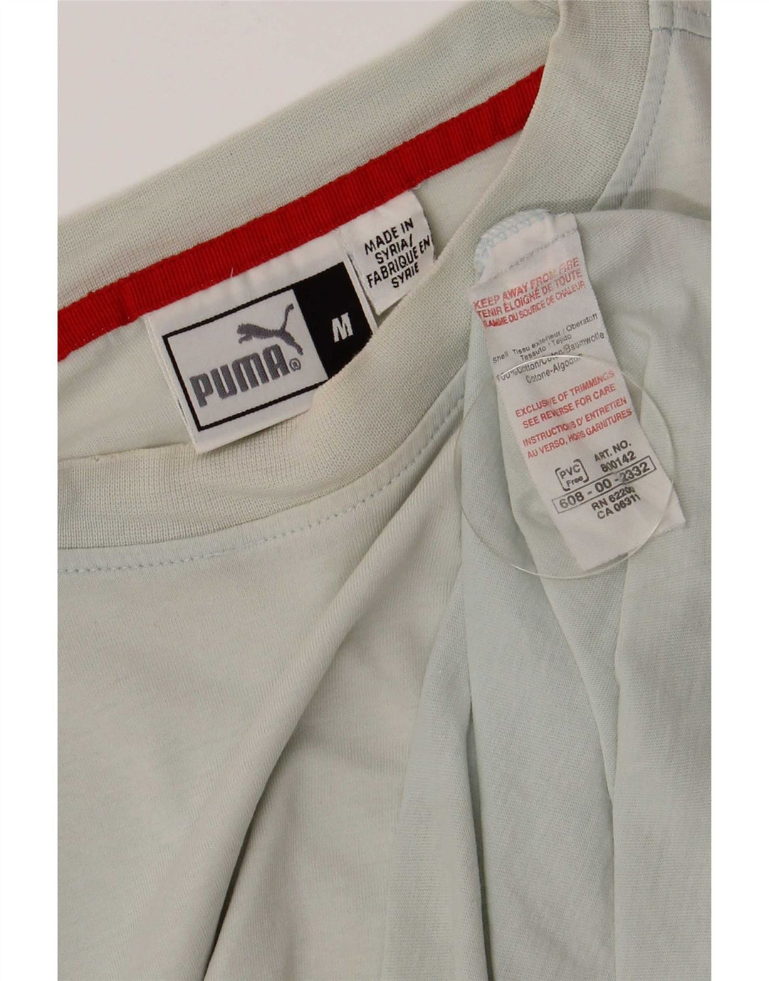 T-shirt regolare da uomo a maniche corte Puma in cotone blu medio