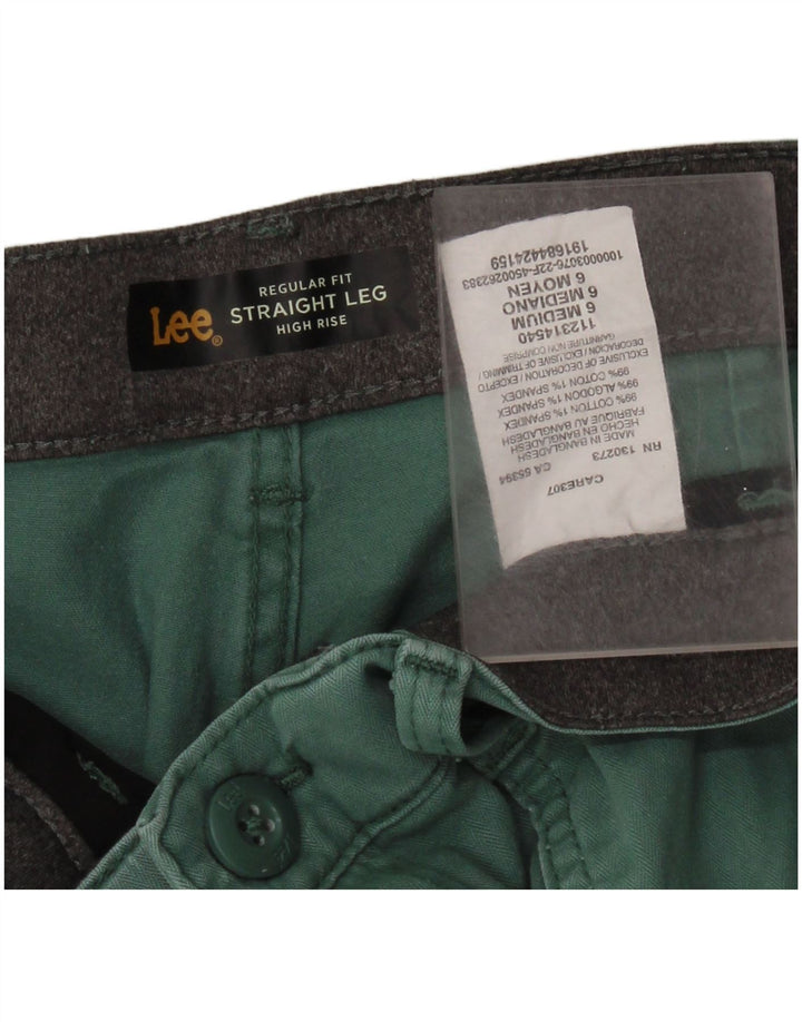 Pantaloni corti dritti vestibilità regolare da donna LEE US 6 Medium W30 L24 Verde