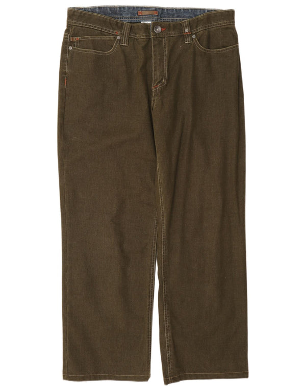 Pantaloni casual dritti da uomo Columbia W34 L29 cotone kaki