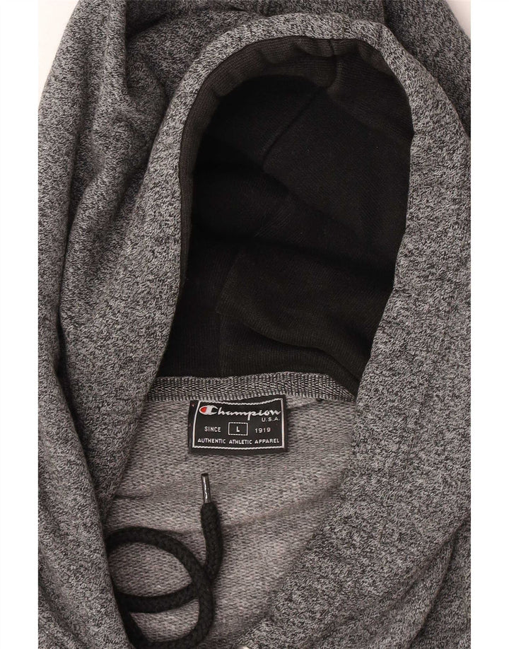 Maglione con cappuccio Champion da uomo vestibilità regolare, grande grigio screziato