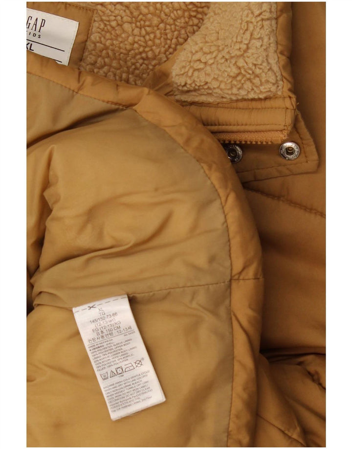 Giacca imbottita da bambino Gap 12-13 anni XL Beige Poliestere