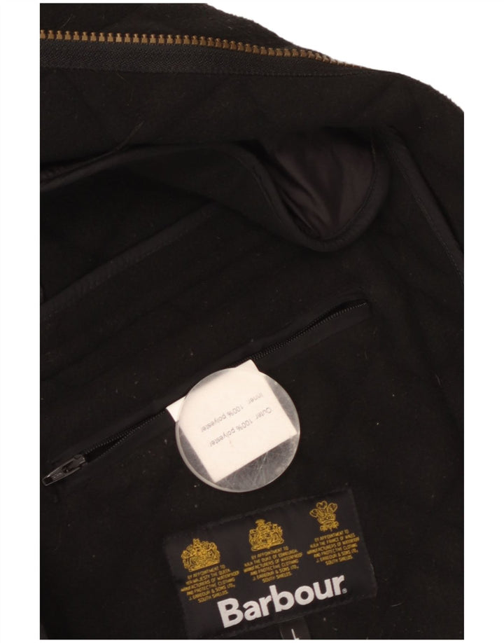 Giacca trapuntata da uomo Barbour UK 40 grande poliestere nero