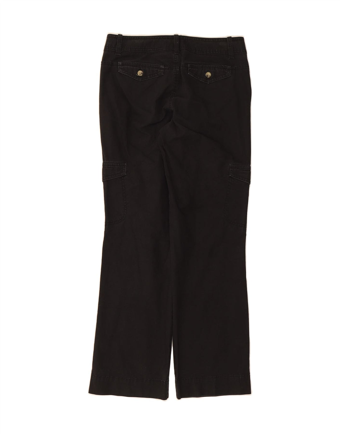 DOCKERS Womens Curvy Mid Rise Cargo Trousers US 4 Small W30 L30 Black Vintage Dockers and Second-Hand Dockers from Messina Hembry 