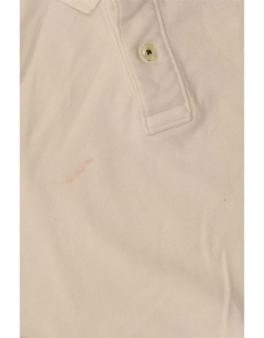 Crew Clothing Polo da uomo in cotone bianco sporco medio