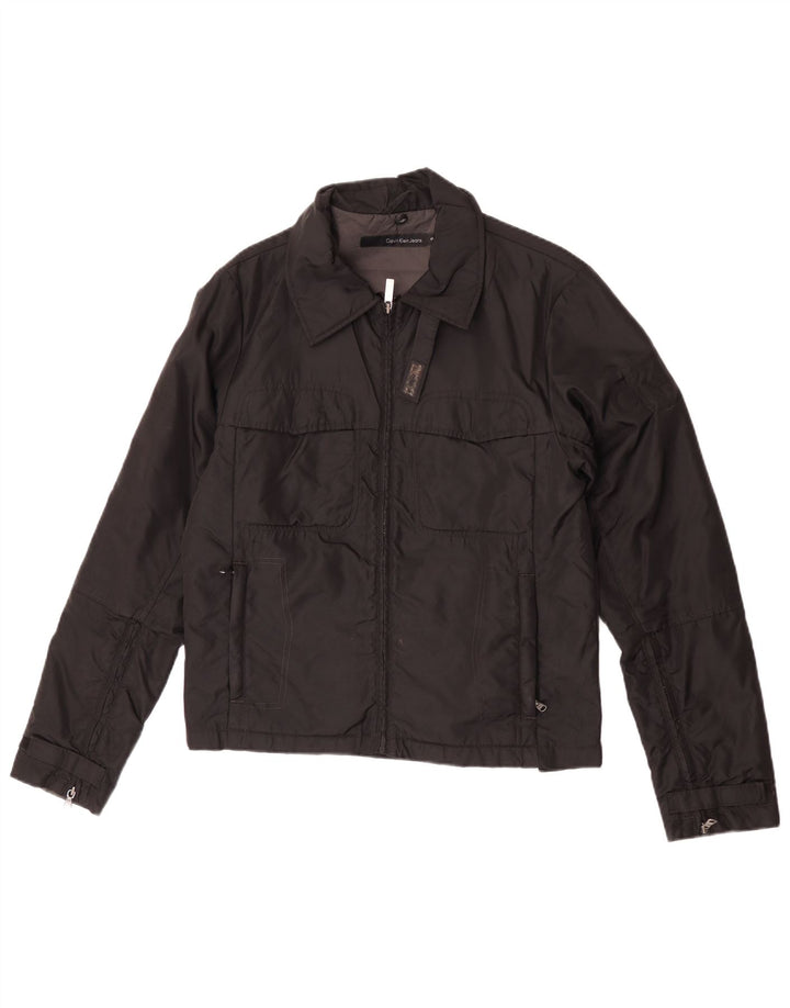 Giubbotto bomber da uomo Calvin Klein Jeans UK 36 piccolo nero