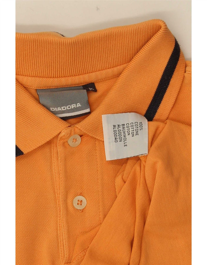 Polo Uomo Diadora Cotone Arancio Medio